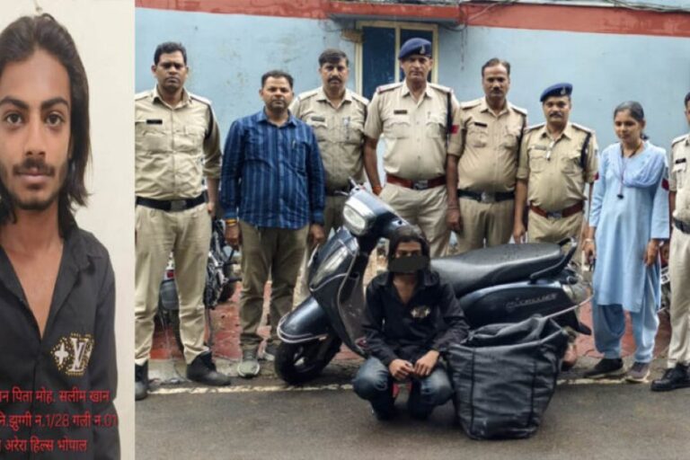 थाना-अयोध्यानगर,जोन-02-पुलिस-द्वारा-लगातार-अवैध-शराब-तस्करी-के-विरूद्ध-कार्यवाही,-7-पेटी-शराब-सहित-आरोपी-गिरफ्तार